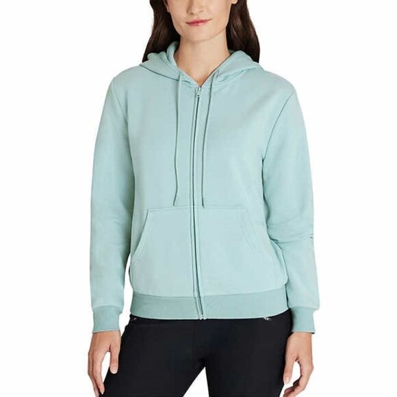 Eddie Bauer® Women's Ocean Blue Active Full Zip Hoodie NWT - Picture 1 of 3